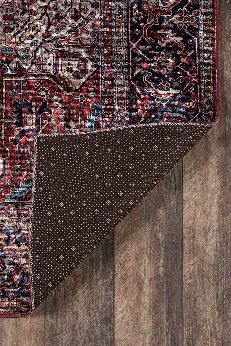 Momeni Karachi Kar - 4 Burgundy Rugs - Momeni - karackar - 4bur2030