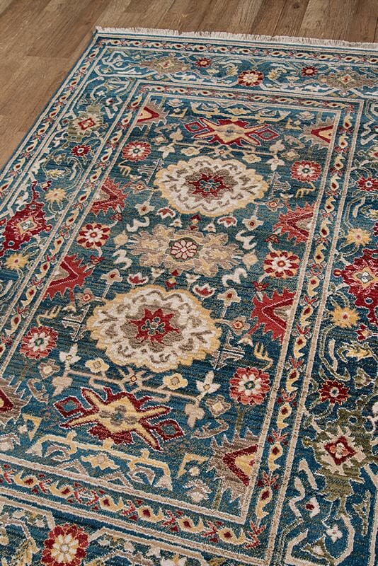Momeni Lenox Le - 03 Blue Rugs - Momeni - lenoxle - 03blu500r