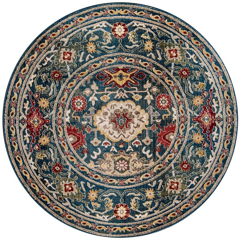 Momeni Lenox Le - 03 Blue Rugs - Momeni - lenoxle - 03blu500r