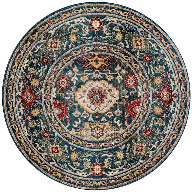 Momeni Lenox Le - 03 Blue Rugs - Momeni - lenoxle - 03blu500r