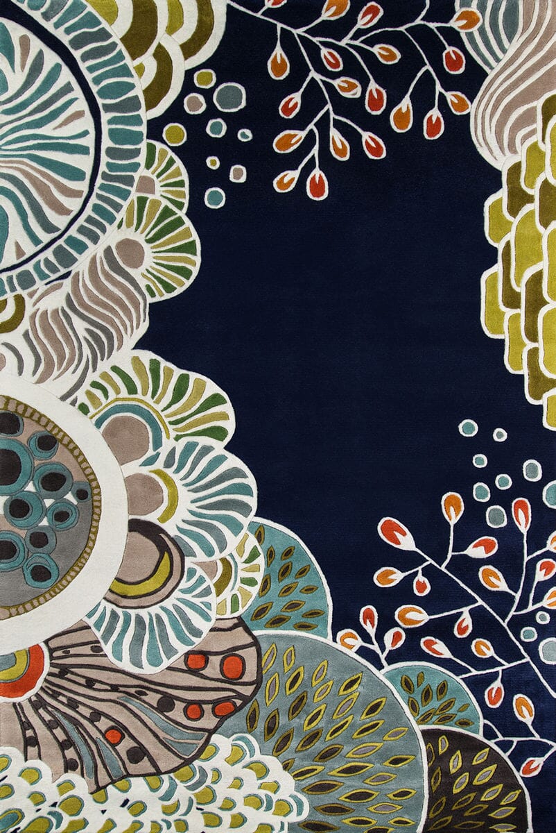 Momeni New Wave Nw146 Navy Rugs - Momeni - newwanw146nvy3656