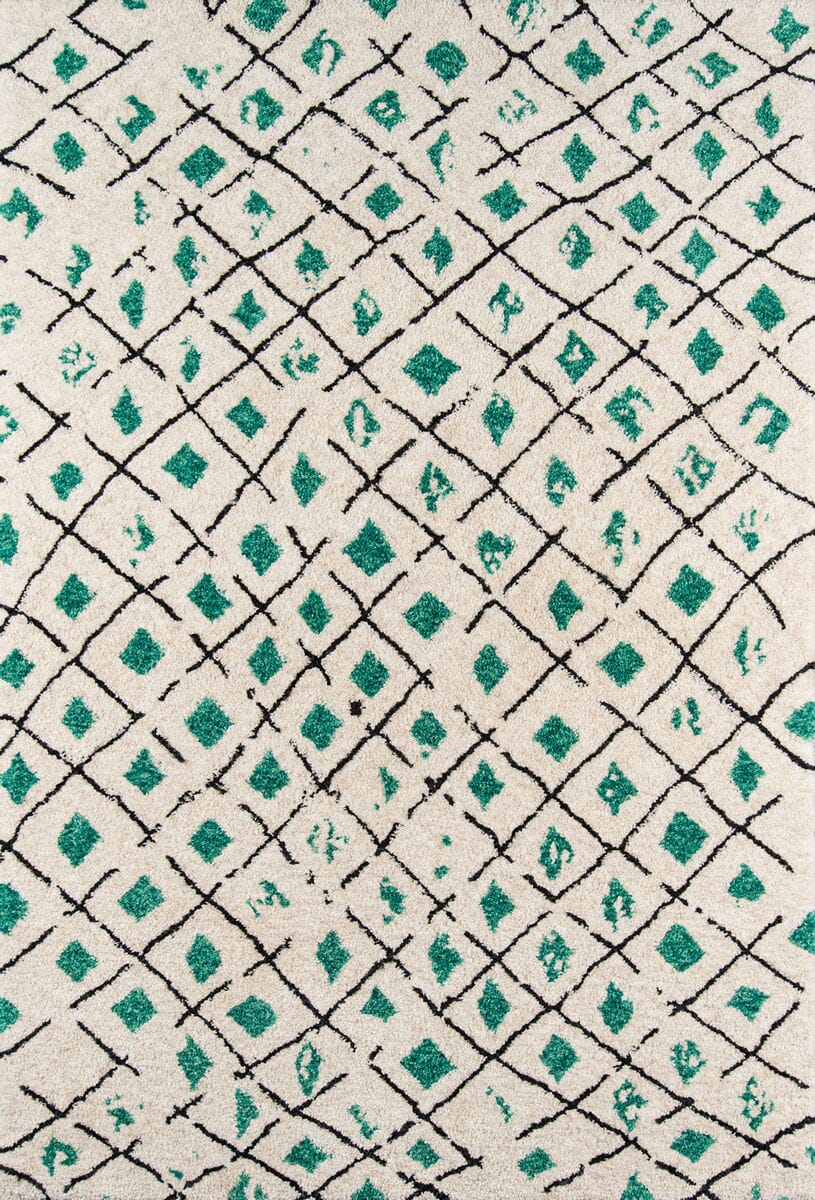Momeni Novogratz Bungalow Bun - 2 Green Rugs - Momeni - bunglbun - 2grn3656