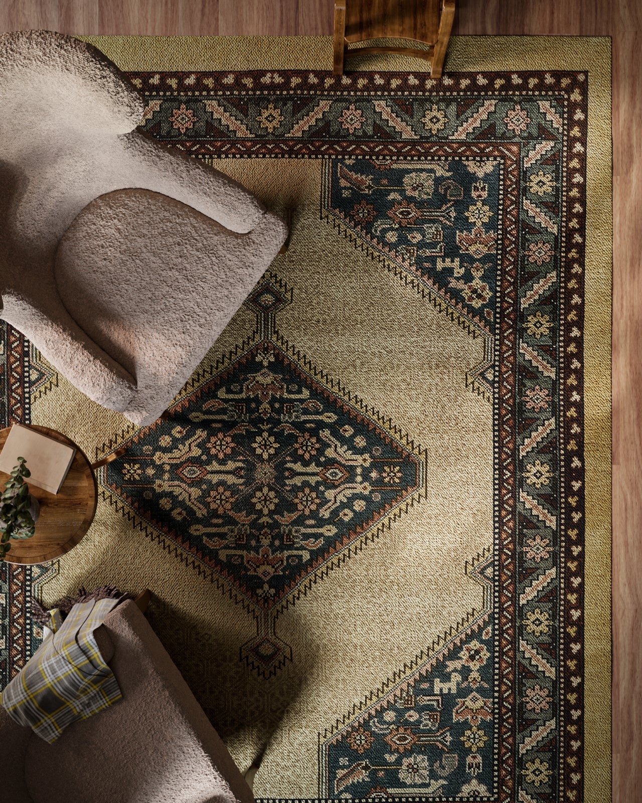 Momeni Serab Srb - 1 Blue Rug - Momeni - serabsrb - 1blu5080