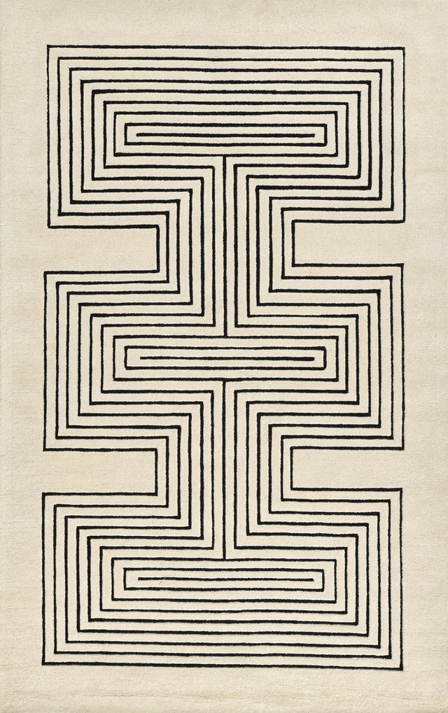 Momeni Simba Sim - 3 White Rug - Momeni - simbasim - 3wht2030