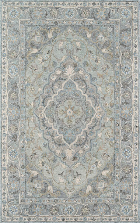 Momeni Tangier Tan33 Blue Rugs - Momeni - tangitan33blu2030