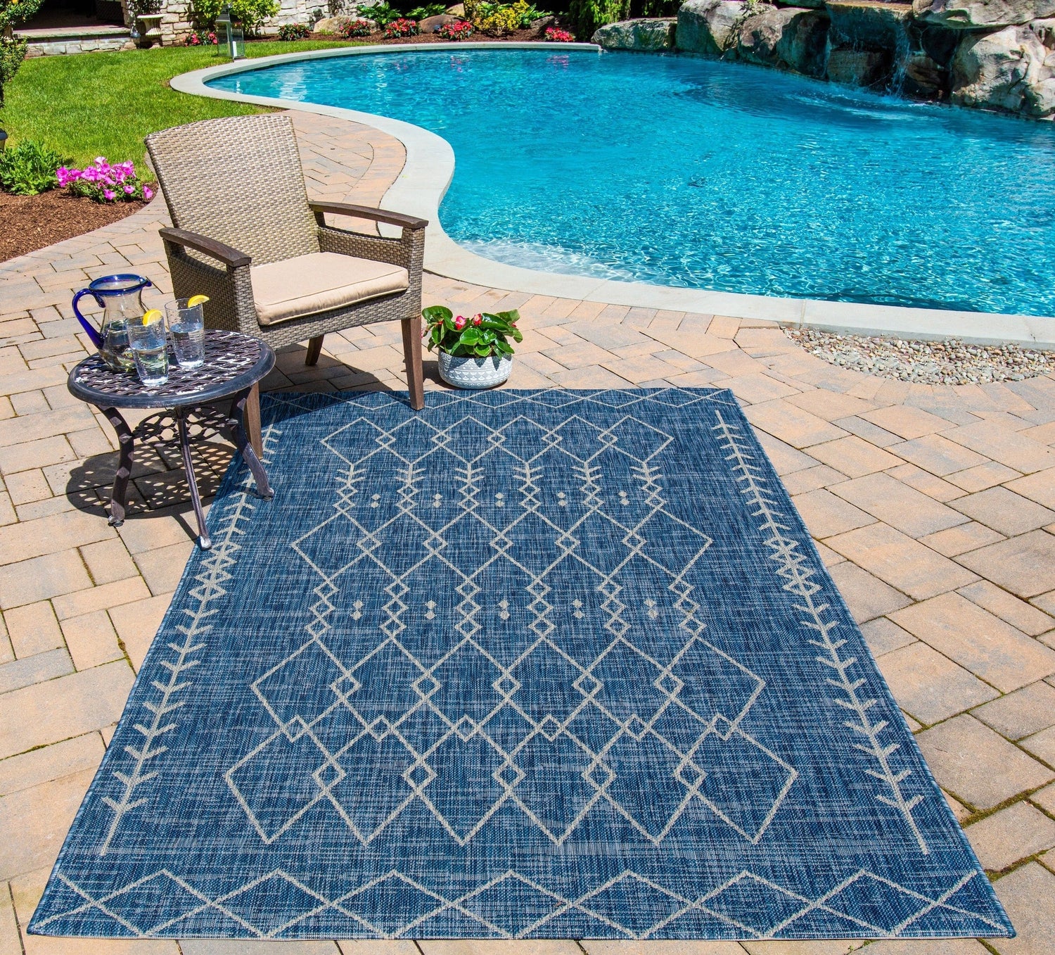 Momeni Villa Vi - 08 Blue Rugs - Momeni - villavi - 08blu2060