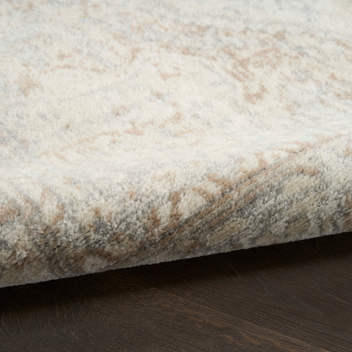 Nourison Quarry QUA18 Machine Made Beige Rug