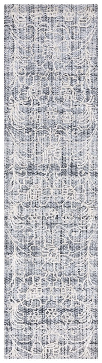 Safavieh Marbella Mrb323H Dark Grey/Ivory Rug.