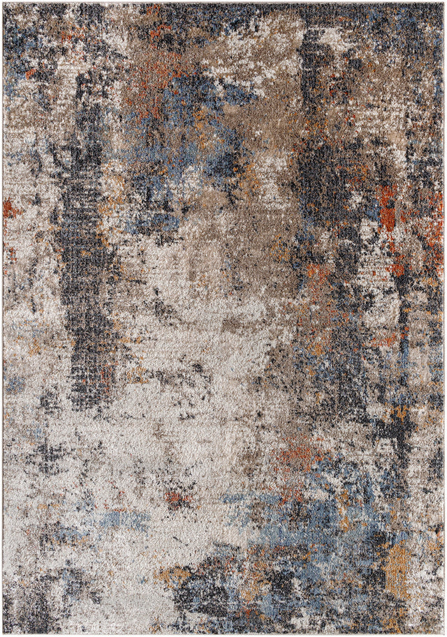 Surya Merengue Mrg-2303 Pale Slate, Grey, Dark Grey, Sage, Eggplant, Nickel, Metallic - Silver, Taupe Rug.