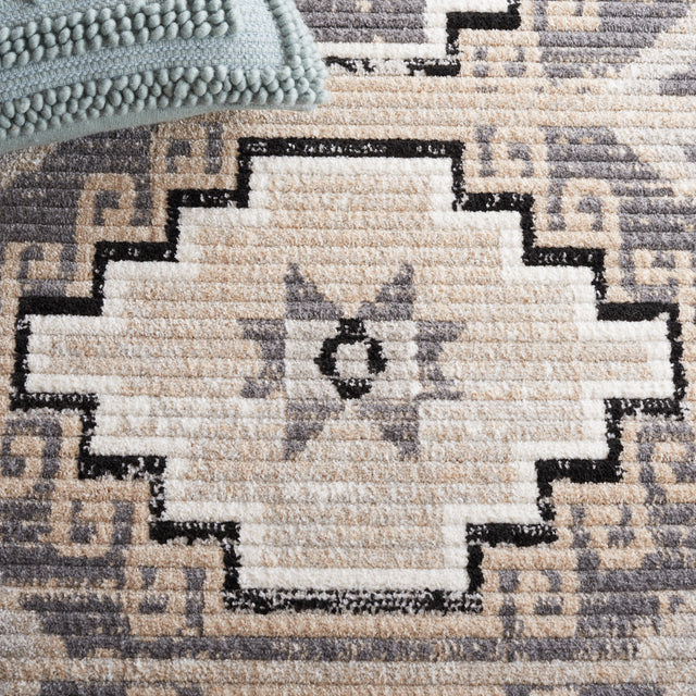 Safavieh Marrakesh Mrk206A Beige/Grey Rug.