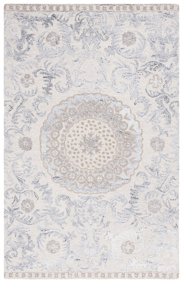 Safavieh Marquee Mrq401B Beige/Grey Rug.