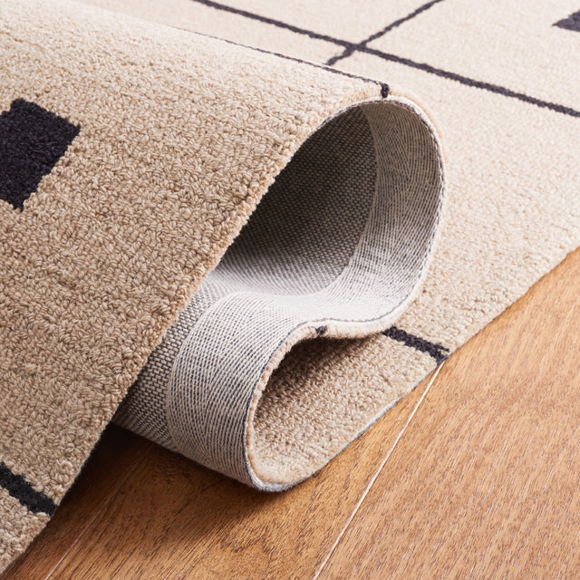 Safavieh Martha Stewart Msr3361Z Beige/Black Rug.