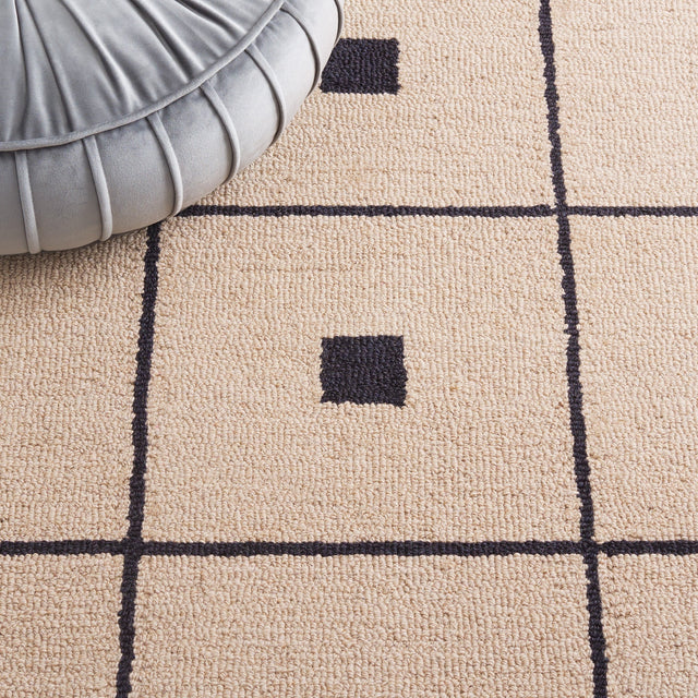 Safavieh Martha Stewart Msr3361Z Beige/Black Rug.