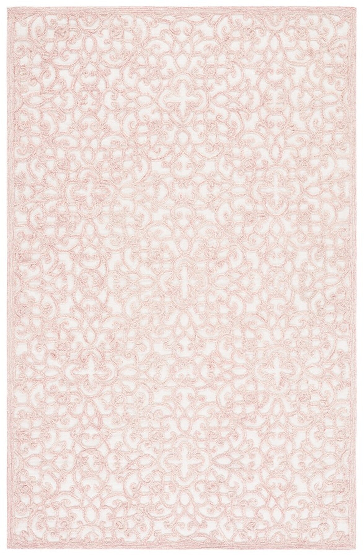 Safavieh Martha Stewart Msr3513U Ivory/Pink Rug.