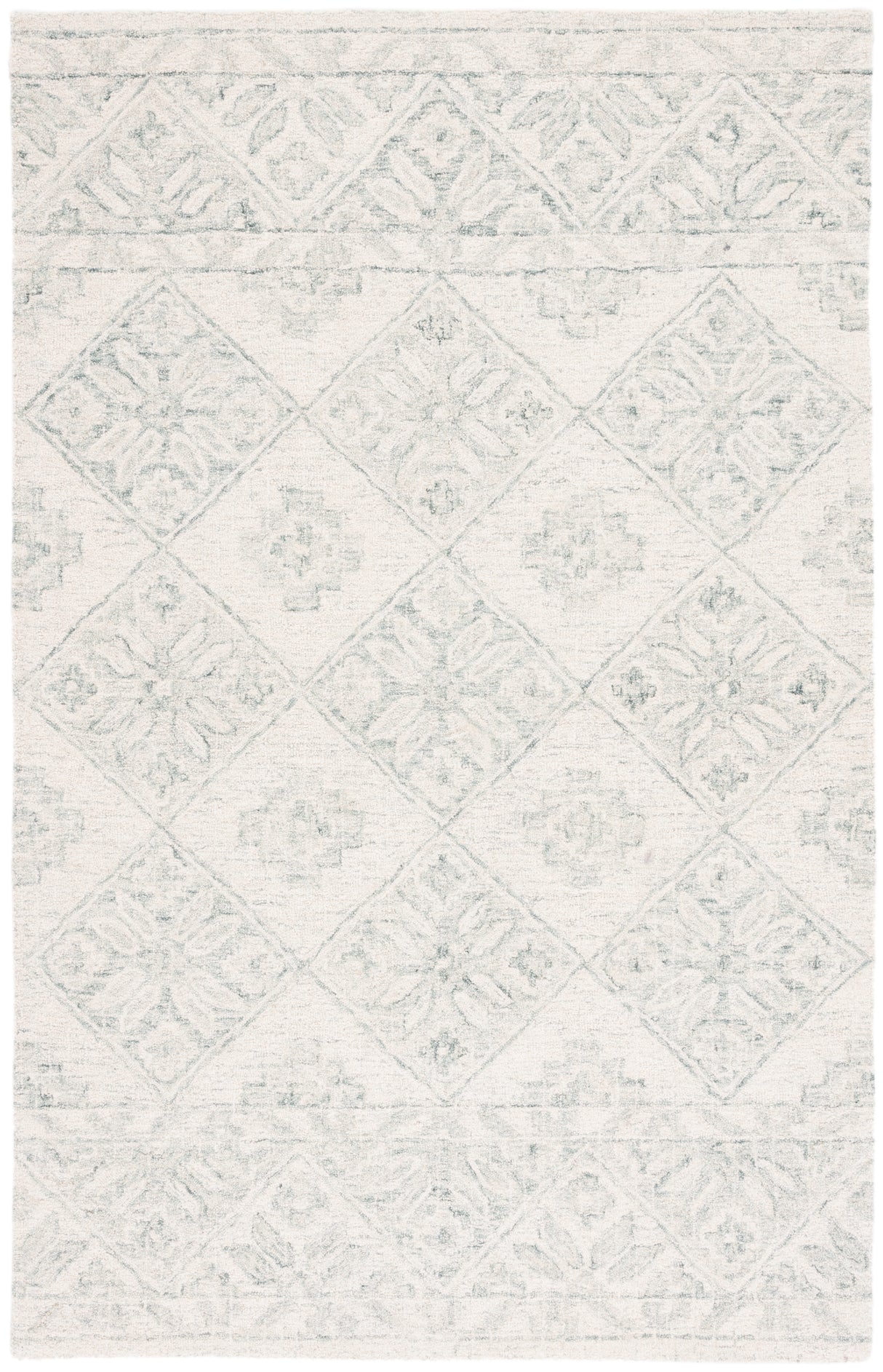 Safavieh Martha Stewart Msr4651M Ivory/Light Blue Rug.