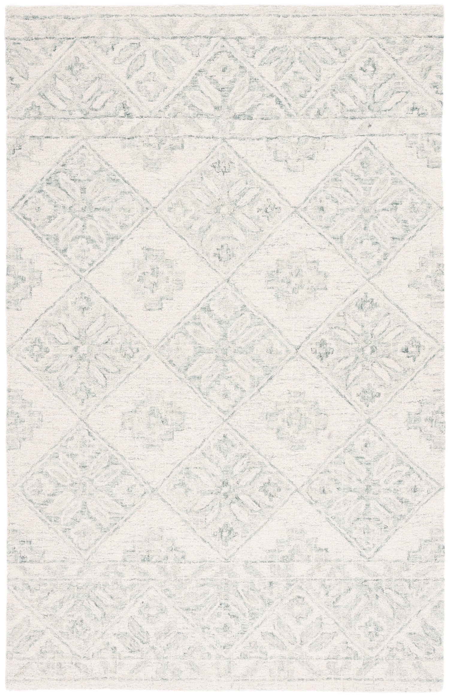 Safavieh Martha Stewart Msr4651M Ivory/Light Blue Rug.