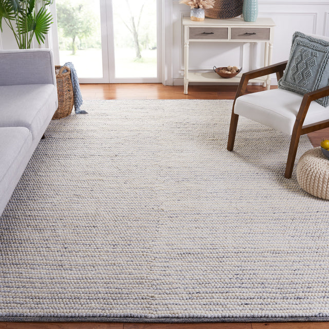 Safavieh Martha Stewart Msr9650M Ivory/Blue Rug.