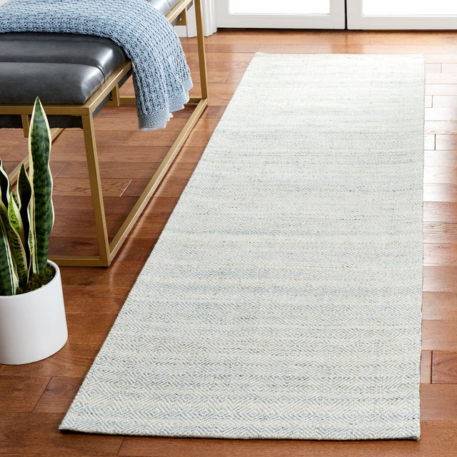 Safavieh Martha Stewart Msr9675J Light Blue/Ivory Rug.
