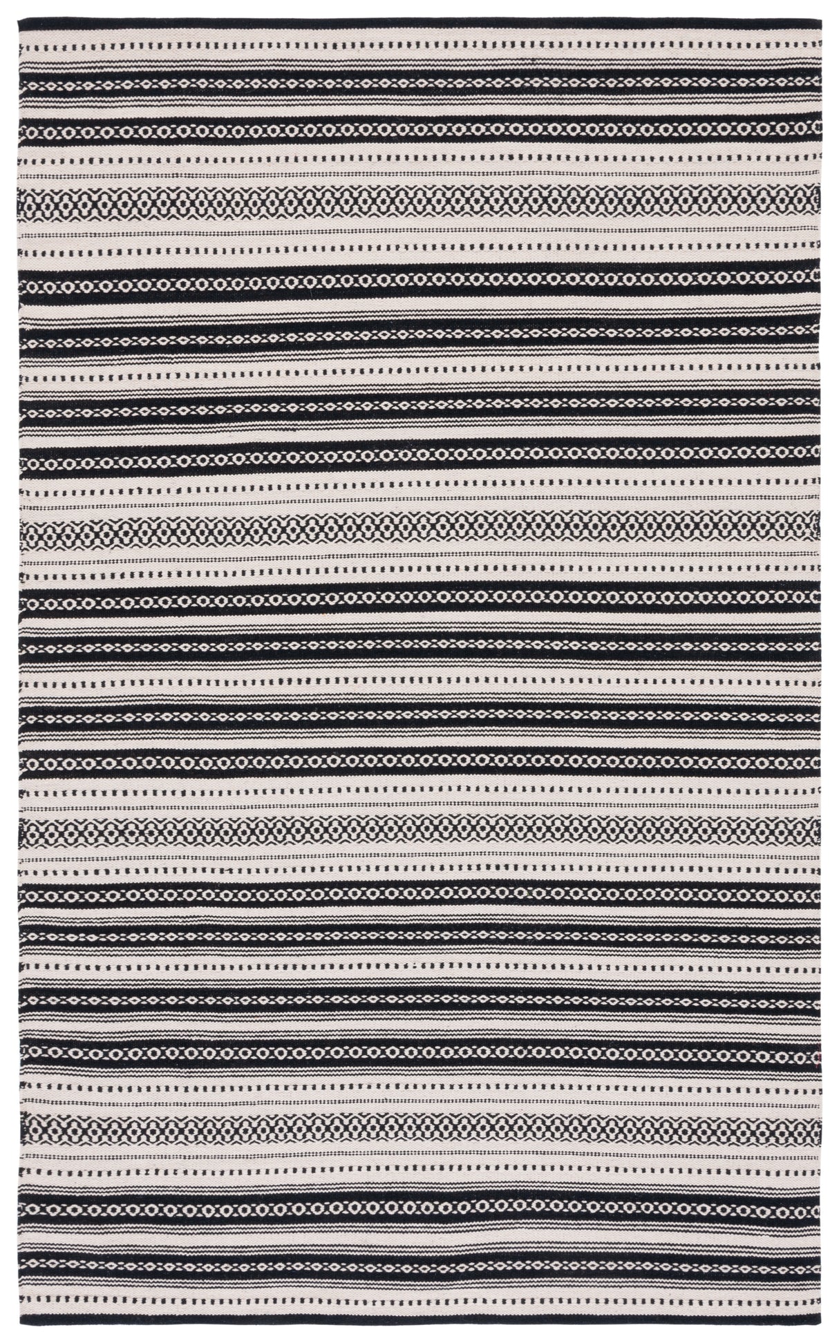 Safavieh Montauk Mtk726Z Black/Ivory Rug.