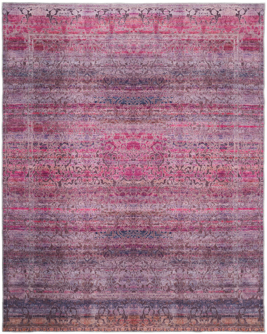 Feizy Voss Vos39H5F Pink/Purple Area Rug