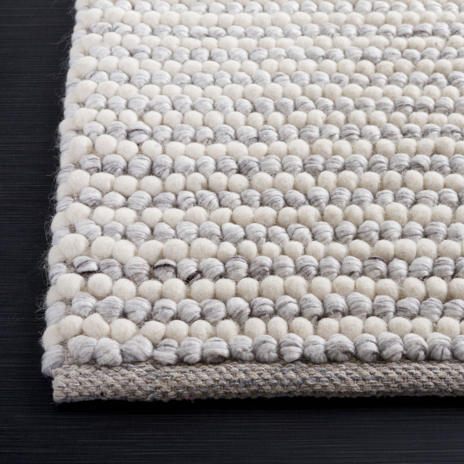 Safavieh Natura Nat220G Ivory/Light Grey Rug.