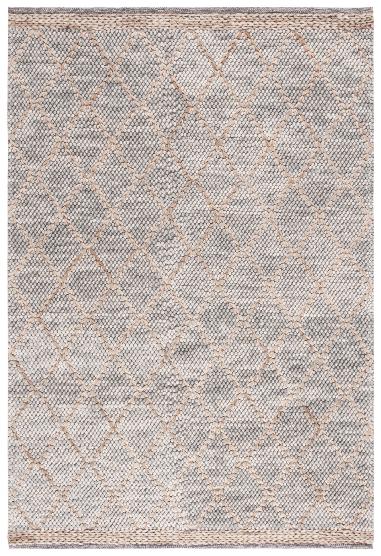Safavieh Natura Nat223G Light Grey/Natural Rug.