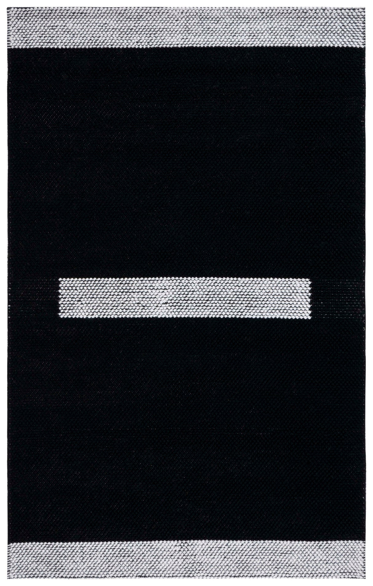 Safavieh Natura Nat324Z Black/Ivory Rug.
