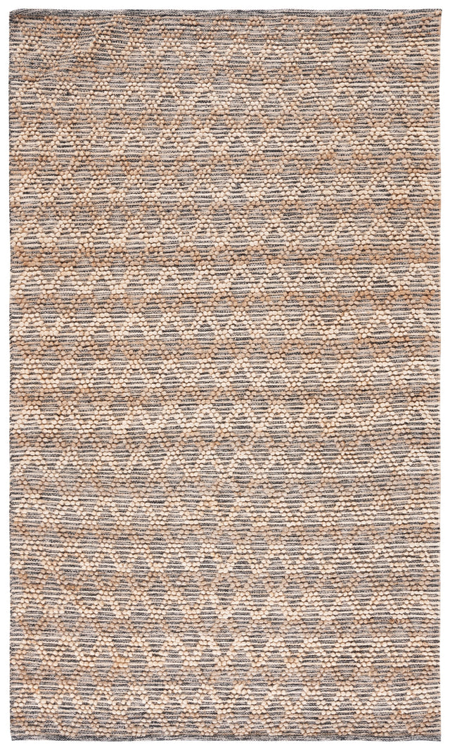 Safavieh Natural Fiber Nf382A Natural/Black Rug.