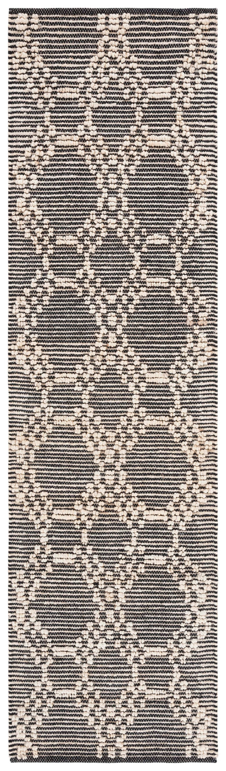 Safavieh Natural Fiber Nf383A Blush/Black Rug.