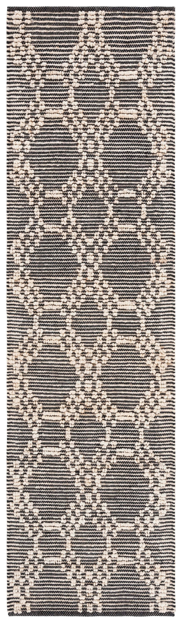 Safavieh Natural Fiber Nf383A Blush/Black Rug.