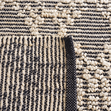 Safavieh Natural Fiber Nf383A Blush/Black Rug.