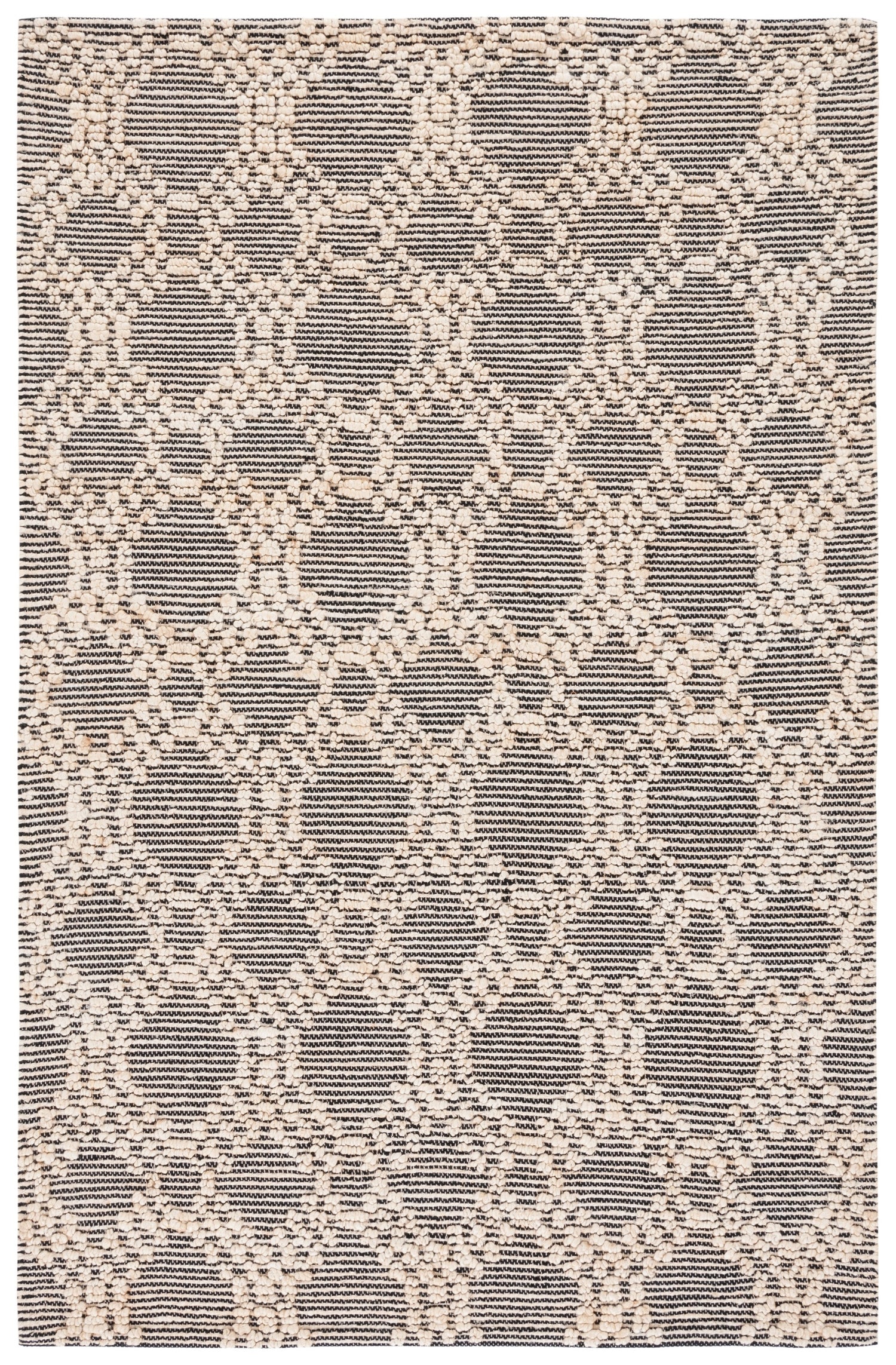 Safavieh Natural Fiber Nf383A Blush/Black Rug.