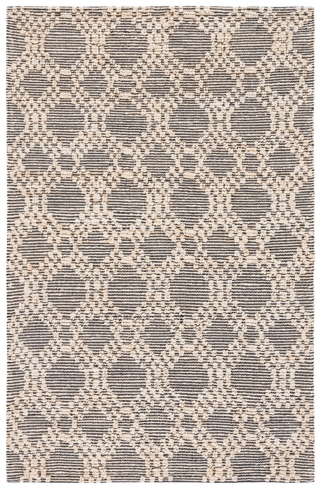 Safavieh Natural Fiber Nf383A Blush/Black Rug.