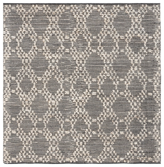 Safavieh Natural Fiber Nf383A Blush/Black Rug.