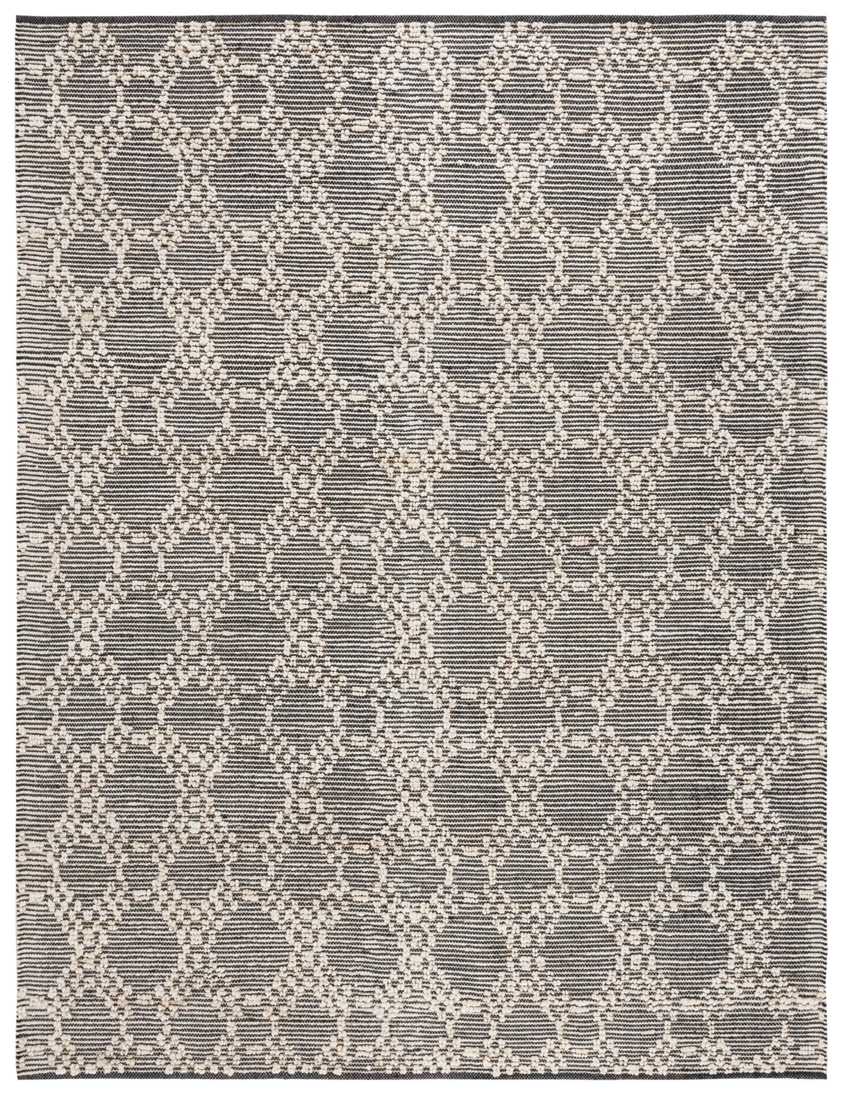 Safavieh Natural Fiber Nf383A Blush/Black Rug.