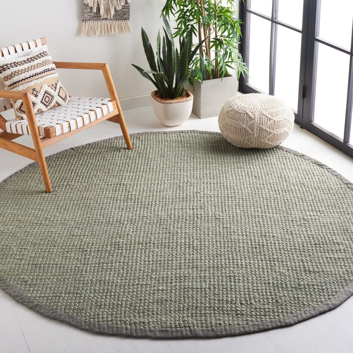 Safavieh Natural Fiber Nf730B Grey Rugs