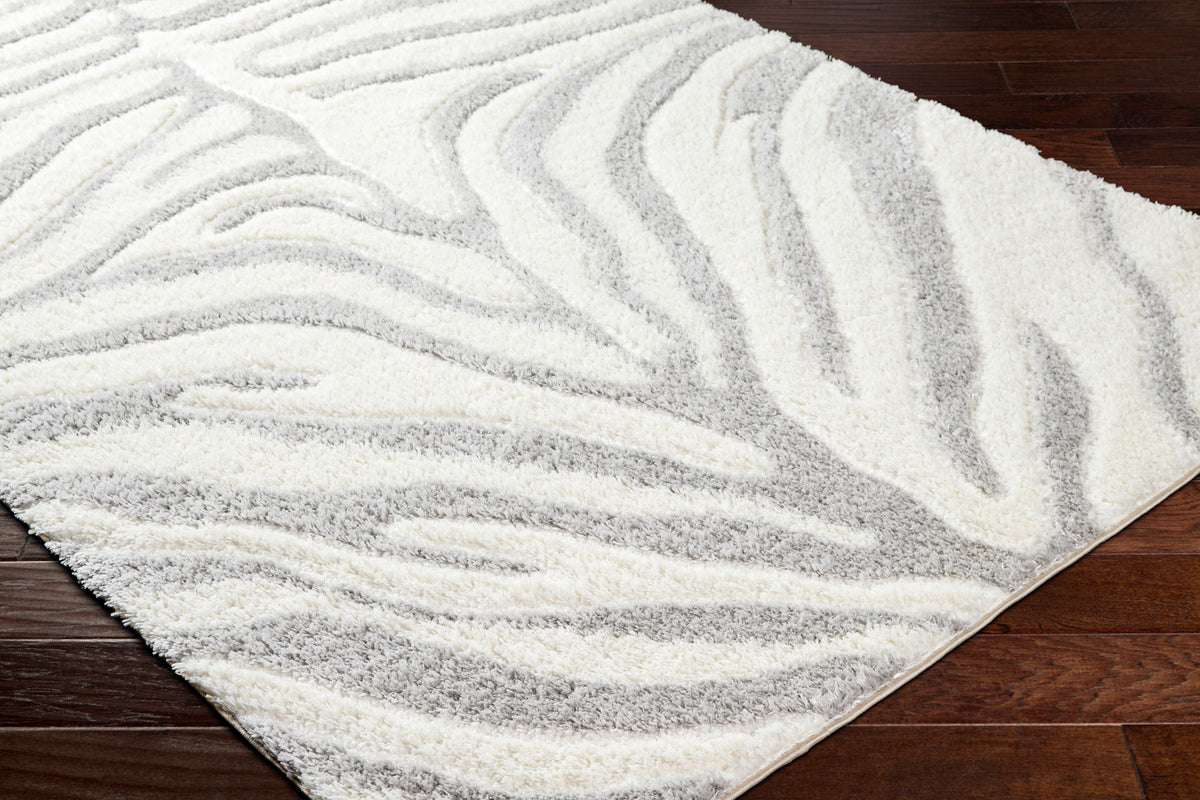 Surya Nomadic Nmc-2310 Ivory, Light Gray, Medium Gray Rug.