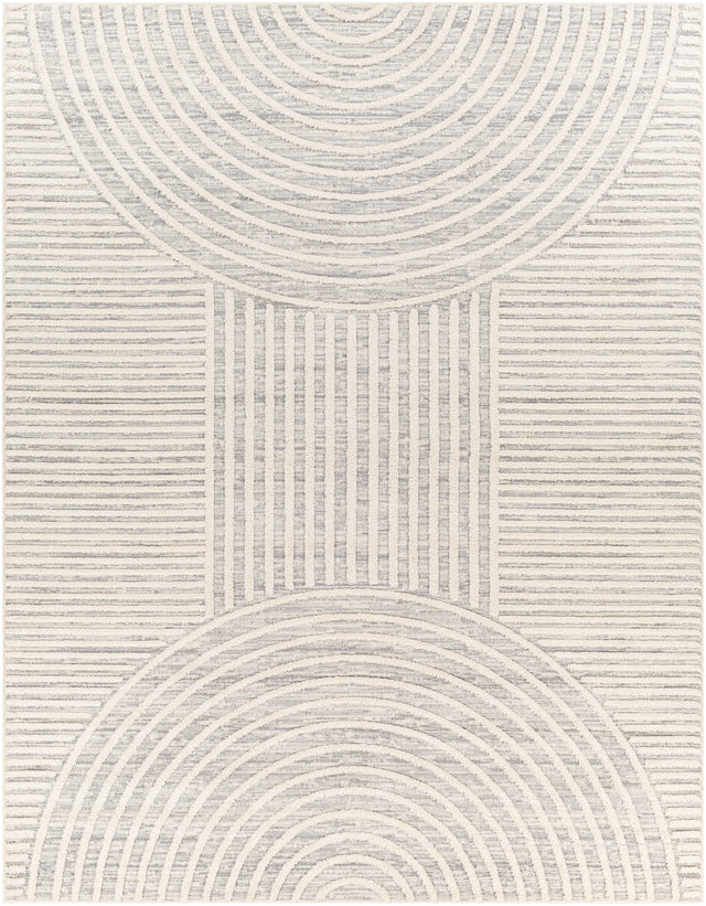 Surya Nora Noa-2310 Light Gray, Cream, Medium Gray Rug.