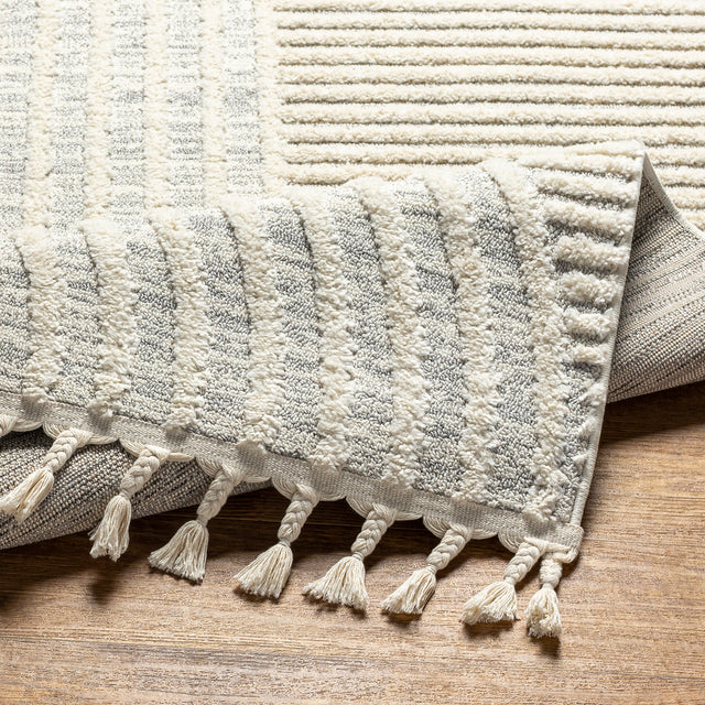 Surya Nora Noa-2310 Light Gray, Cream, Medium Gray Rug.