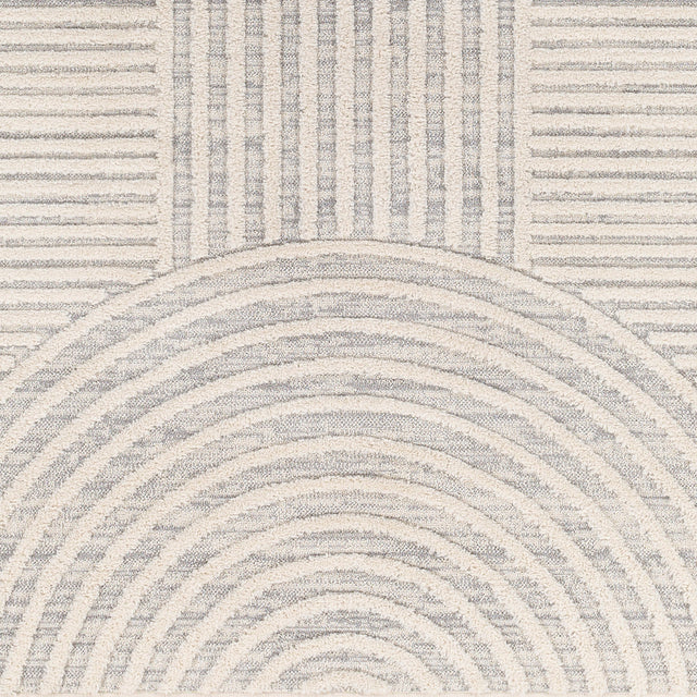 Surya Nora Noa-2310 Light Gray, Cream, Medium Gray Rug.