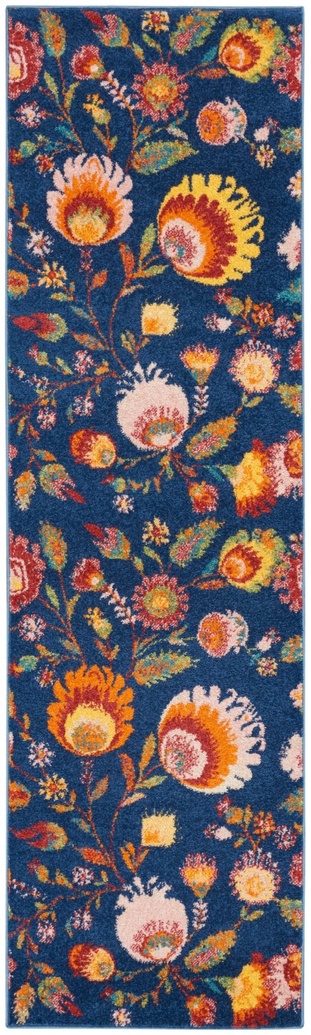 Nourison Allur Alr08 Navy Multicolor Rugs - Nourison - 99446839282