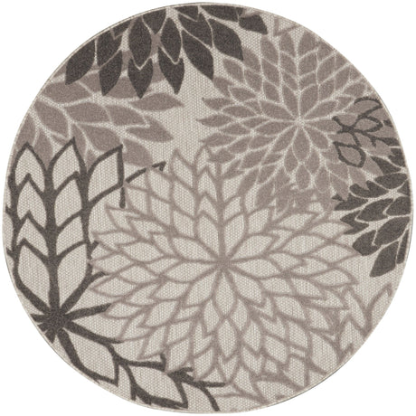 Nourison Aloha Alh05 Silver Grey Rug - Nourison - 99446779243
