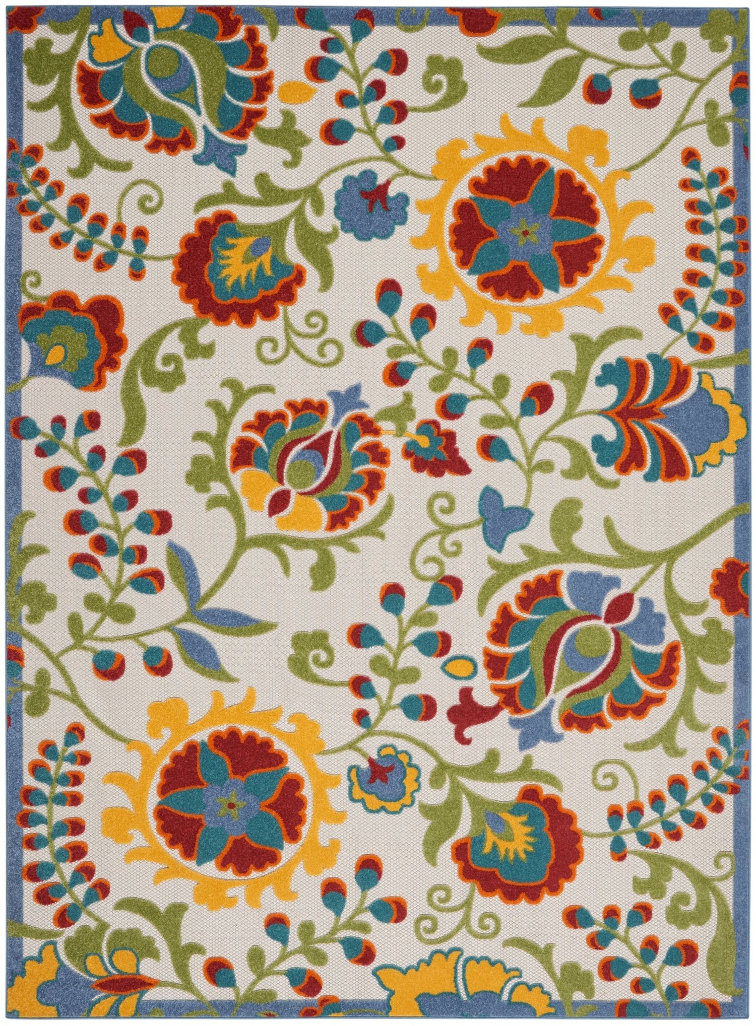 Nourison Aloha Alh17 Ivory/Multi Rug - Nourison - 99446827555