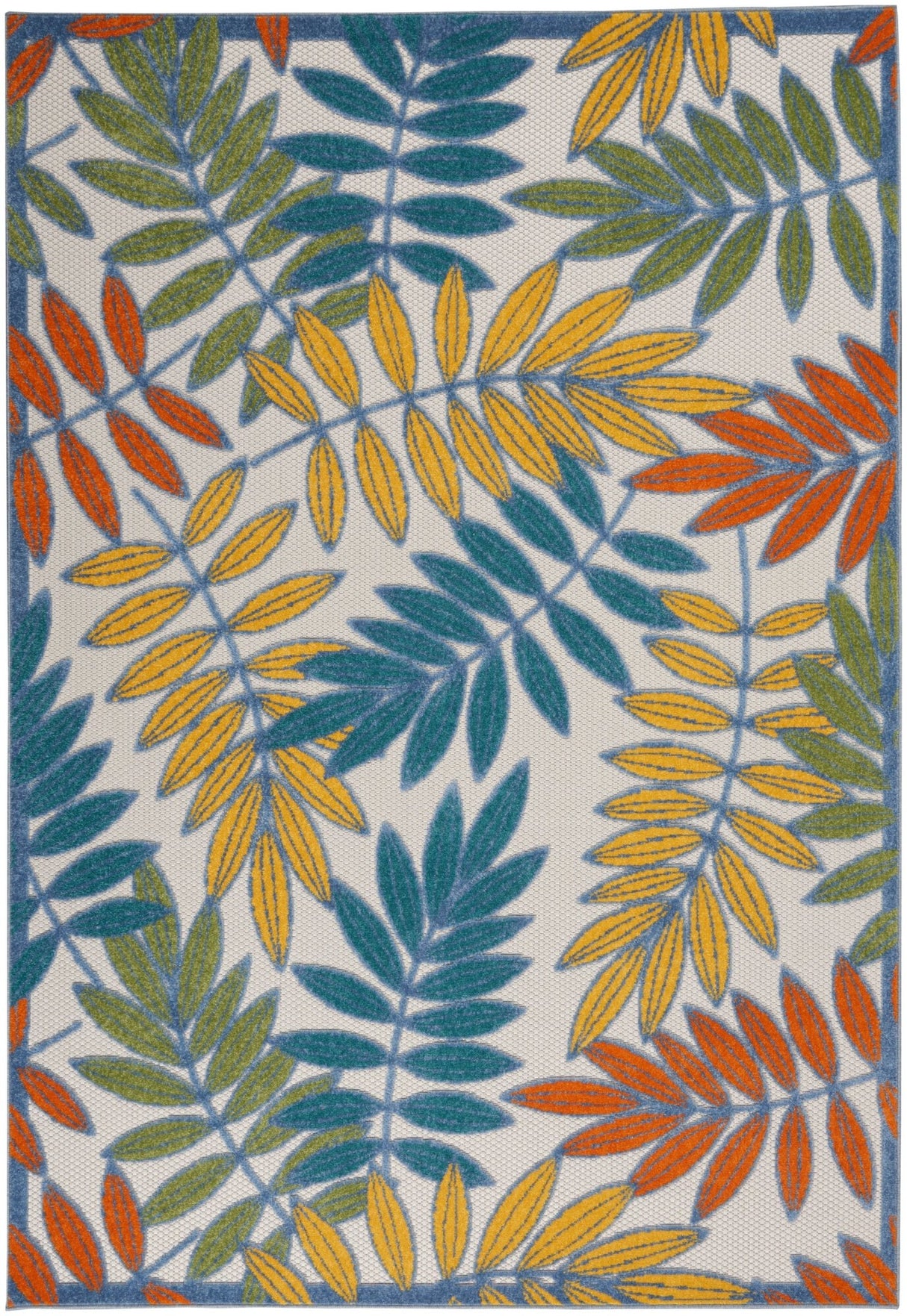 Nourison Aloha Alh18 Ivory/Multi Rug - Nourison - 99446827913