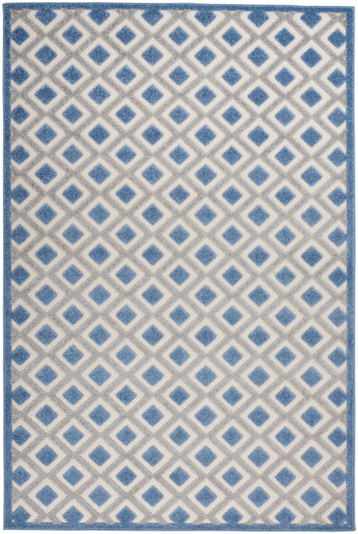 Nourison Aloha Alh26 Blue/Grey Rugs - Nourison - 99446829283