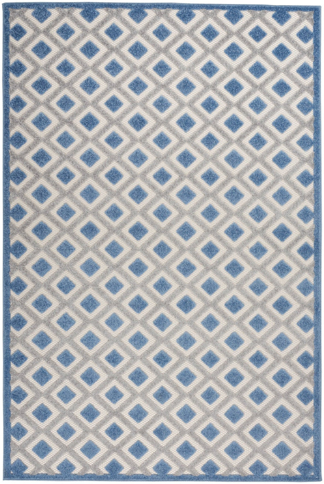 Nourison Aloha Alh26 Blue/Grey Rugs - Nourison - 99446829283