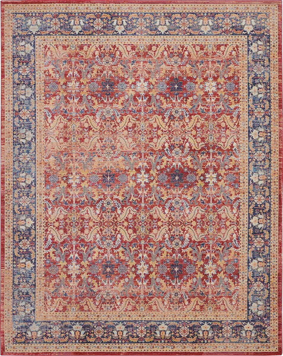 Nourison Ankara Global Anr02 Red Rugs - Nourison - 99446456458