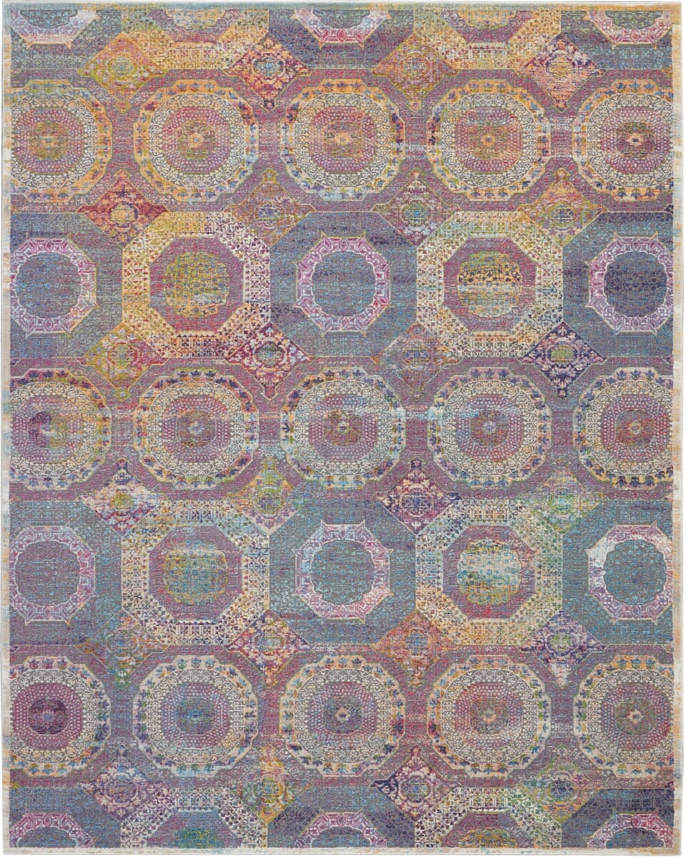 Nourison Ankara Global Anr05 Multicolor Rugs - Nourison - 99446456915