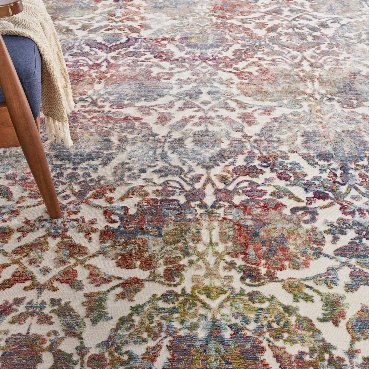 Nourison Ankara Global Anr06 White/Multi Rug - Nourison - 99446856524
