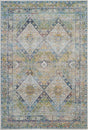 Nourison Ankara Global Anr07 Blue / Green Rugs - Nourison - 99446457127